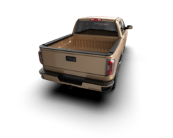Pickup truck isolated on background. 3d rendering - illustration png