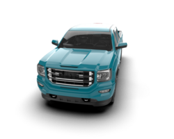 Pickup truck isolated on background. 3d rendering - illustration png