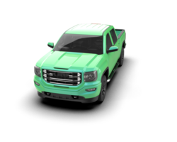 Pickup truck isolated on background. 3d rendering - illustration png