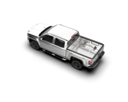 Pickup truck isolated on background. 3d rendering - illustration png