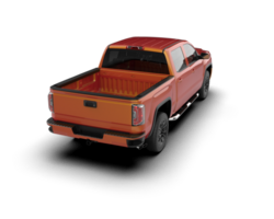 Pickup truck isolated on background. 3d rendering - illustration png