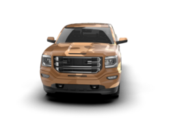 Pickup truck isolated on background. 3d rendering - illustration png