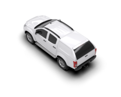 Pickup truck isolated on background. 3d rendering - illustration png