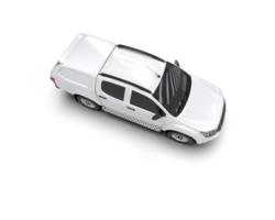 Pickup truck isolated on background. 3d rendering - illustration png