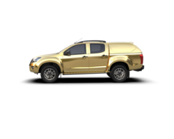 Pickup truck isolated on background. 3d rendering - illustration png