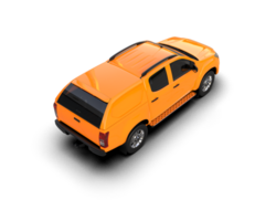 Pickup truck isolated on background. 3d rendering - illustration png
