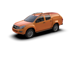 Pickup truck isolated on background. 3d rendering - illustration png