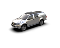 Pickup truck isolated on background. 3d rendering - illustration png