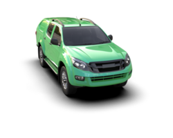 Pickup truck isolated on background. 3d rendering - illustration png