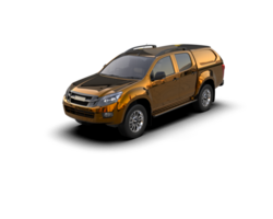 Pickup truck isolated on background. 3d rendering - illustration png