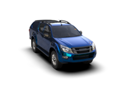 Pickup truck isolated on background. 3d rendering - illustration png