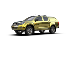 Pickup truck isolated on background. 3d rendering - illustration png