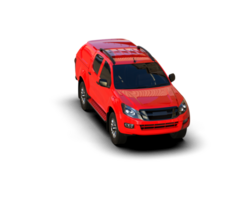 Pickup truck isolated on background. 3d rendering - illustration png