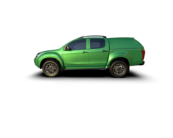 Pickup truck isolated on background. 3d rendering - illustration png