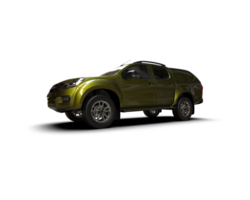 Pickup truck isolated on background. 3d rendering - illustration png