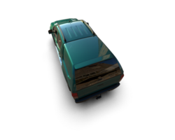 Pickup truck isolated on background. 3d rendering - illustration png