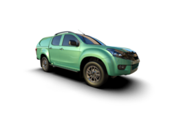Pickup truck isolated on background. 3d rendering - illustration png