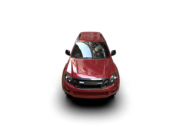 Pickup truck isolated on background. 3d rendering - illustration png