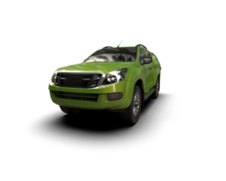 Pickup truck isolated on background. 3d rendering - illustration png
