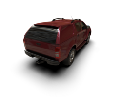 Pickup truck isolated on background. 3d rendering - illustration png