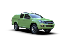 Pickup truck isolated on background. 3d rendering - illustration png