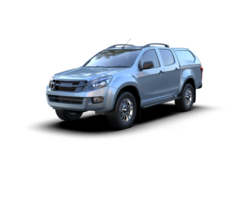 Pickup truck isolated on background. 3d rendering - illustration png
