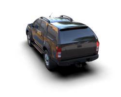 Pickup truck isolated on background. 3d rendering - illustration png