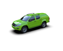Pickup truck isolated on background. 3d rendering - illustration png