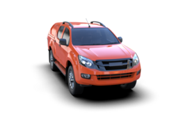 Pickup truck isolated on background. 3d rendering - illustration png