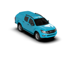 Pickup truck isolated on background. 3d rendering - illustration png