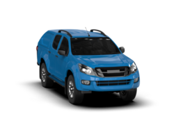 Pickup truck isolated on background. 3d rendering - illustration png
