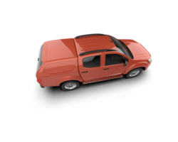 Pickup truck isolated on background. 3d rendering - illustration png