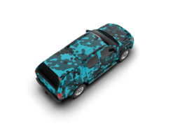 Pickup truck isolated on background. 3d rendering - illustration png