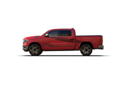 Pickup truck isolated on background. 3d rendering - illustration png