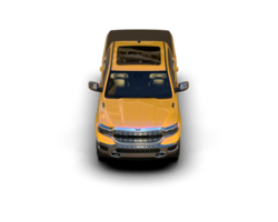 Pickup truck isolated on background. 3d rendering - illustration png