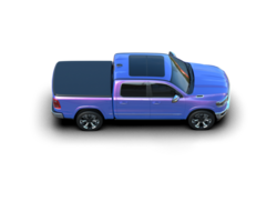 Pickup truck isolated on background. 3d rendering - illustration png
