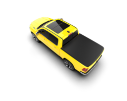 Pickup truck isolated on background. 3d rendering - illustration png