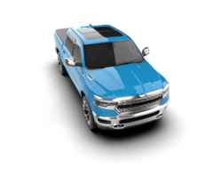 Pickup truck isolated on background. 3d rendering - illustration png