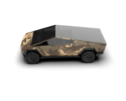Pickup truck isolated on background. 3d rendering - illustration png