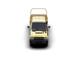 Pickup truck isolated on background. 3d rendering - illustration png