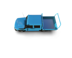Pickup truck isolated on background. 3d rendering - illustration png
