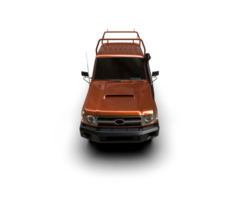 Pickup truck isolated on background. 3d rendering - illustration png