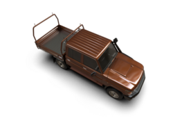 Pickup truck isolated on background. 3d rendering - illustration png