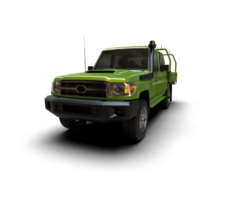 Pickup truck isolated on background. 3d rendering - illustration png