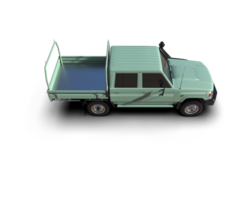 Pickup truck isolated on background. 3d rendering - illustration png