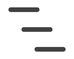 Hamburger menu icon, buttons for website, UI navigation, mobile app, presentation. design elements and user Interface icons. vector
