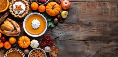 Thanksgiving Dinner Table Setting photo