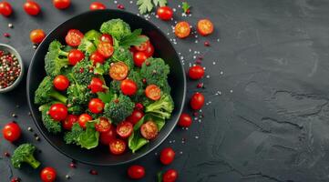 Broccoli and Cherry Tomato Salad photo