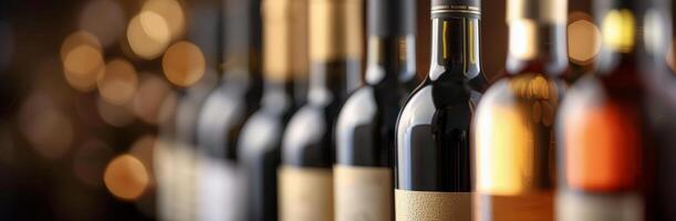 Wine Bottles On Display photo