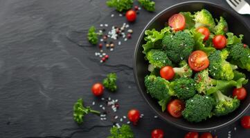 Broccoli and Cherry Tomato Salad photo